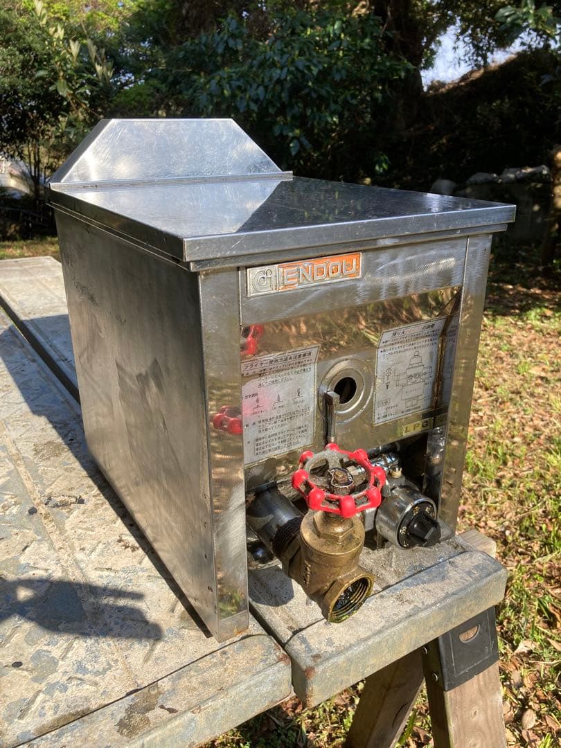 エンドウ工業 TPF-S ガスフライヤー 油量6L LP　移動販売