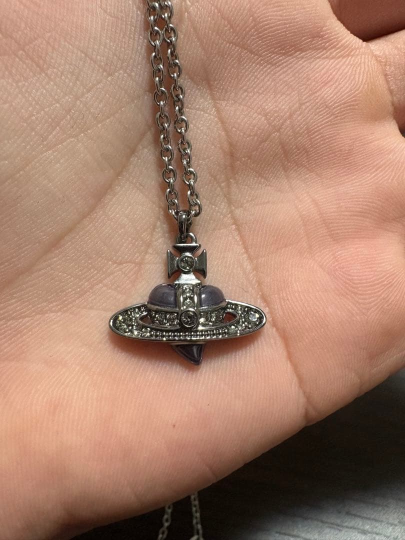 Vivienne Westwood Diamante Heart ネックレス