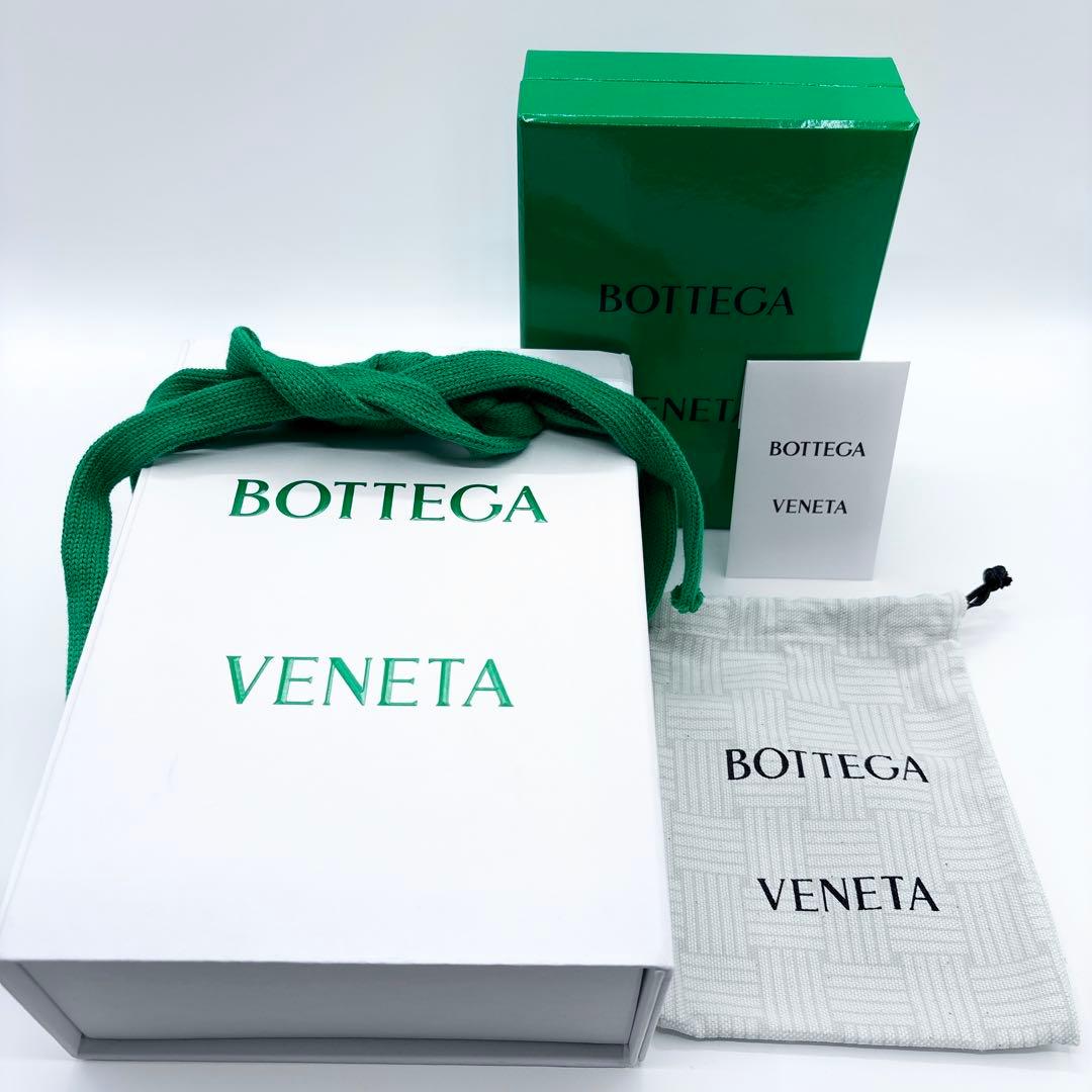 付属品完備✨️ボッテガヴェネタ スモール カセット 二つ折りファスナーウォレット