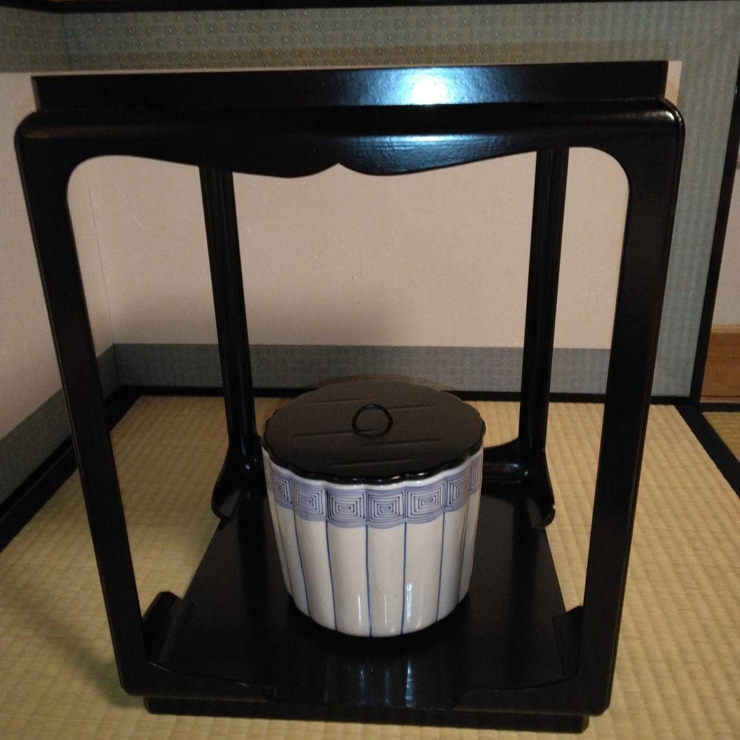 高麗卓 真塗 木製 茶道具