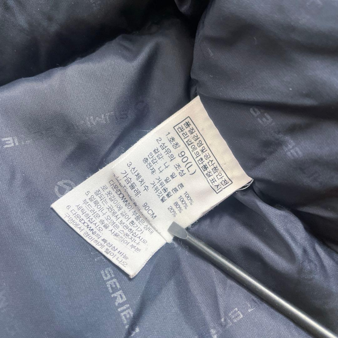 Lノースフェイスレディースサミット700ブルー青バルトロダウンジャケット