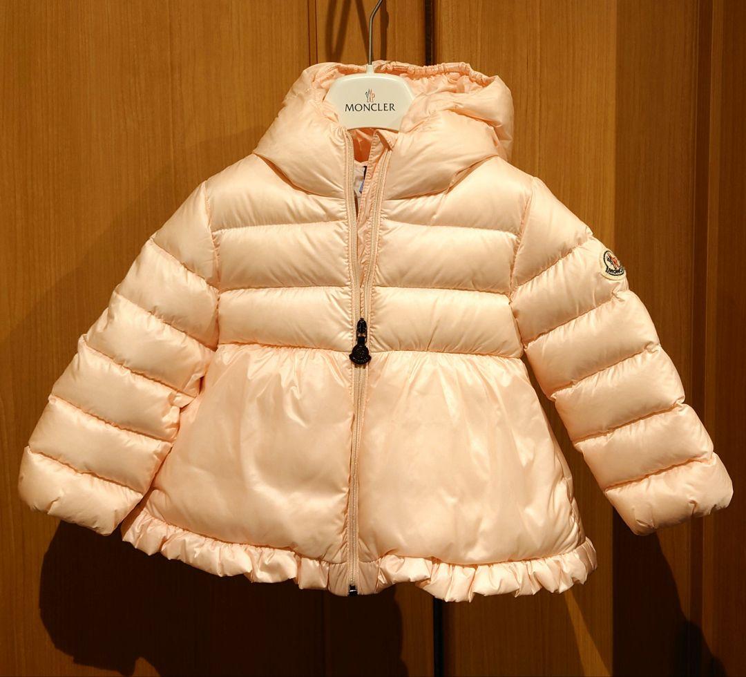 【美品】MONCLER ピンク キッズ ダウンジャケット