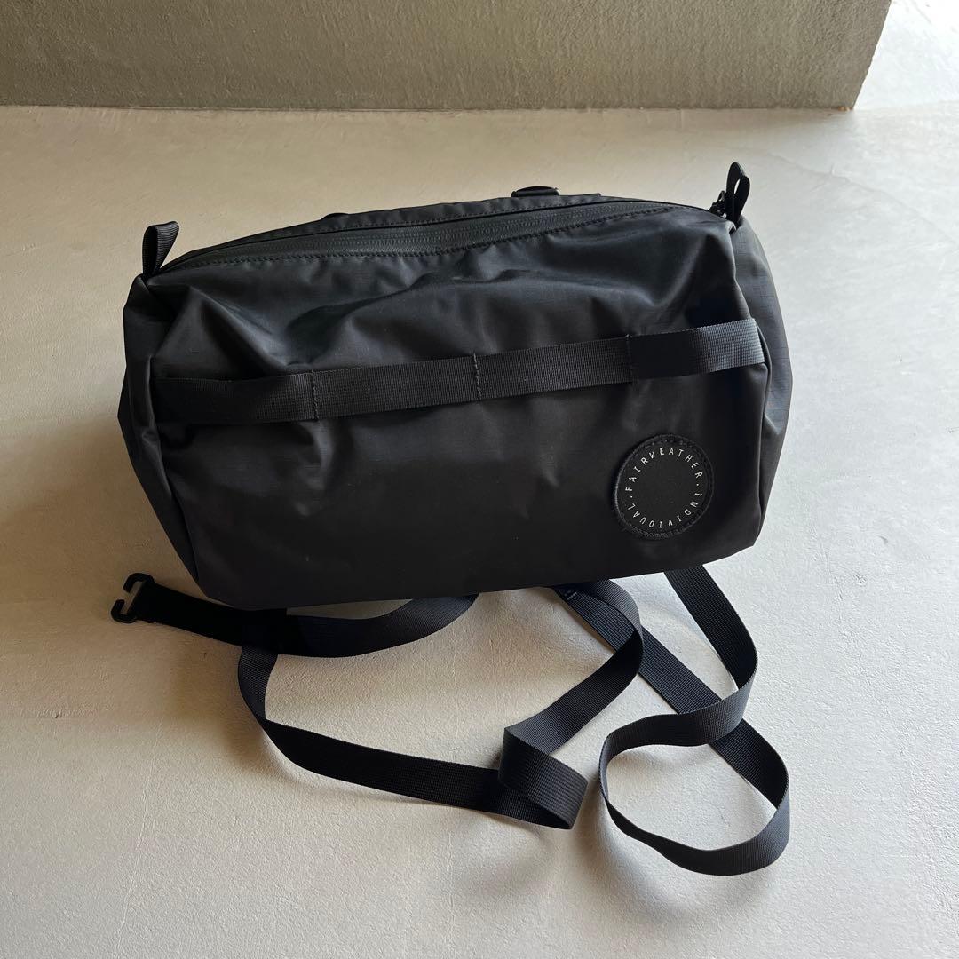 【美品】FAIRWEATHER ハンドルバーバッグ　ブラック