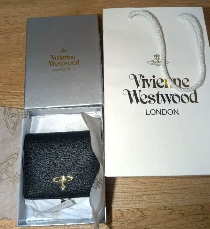 ヴィヴィアン・ウエストウッド SMALL FRAME WALLET BLACK