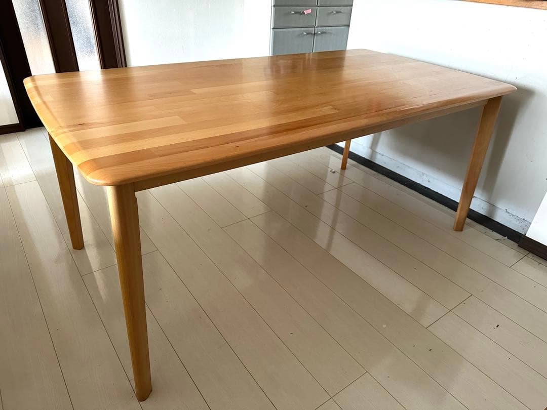 ニトリ　ダイニングテーブル　Nコレクション　T-01 165 ナチュラル