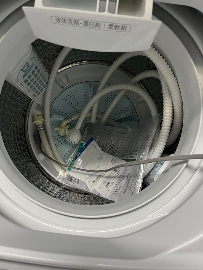 【美品女性オーナー】アクア洗濯機 7.0kg AQW-P7RJ 2025年製　T