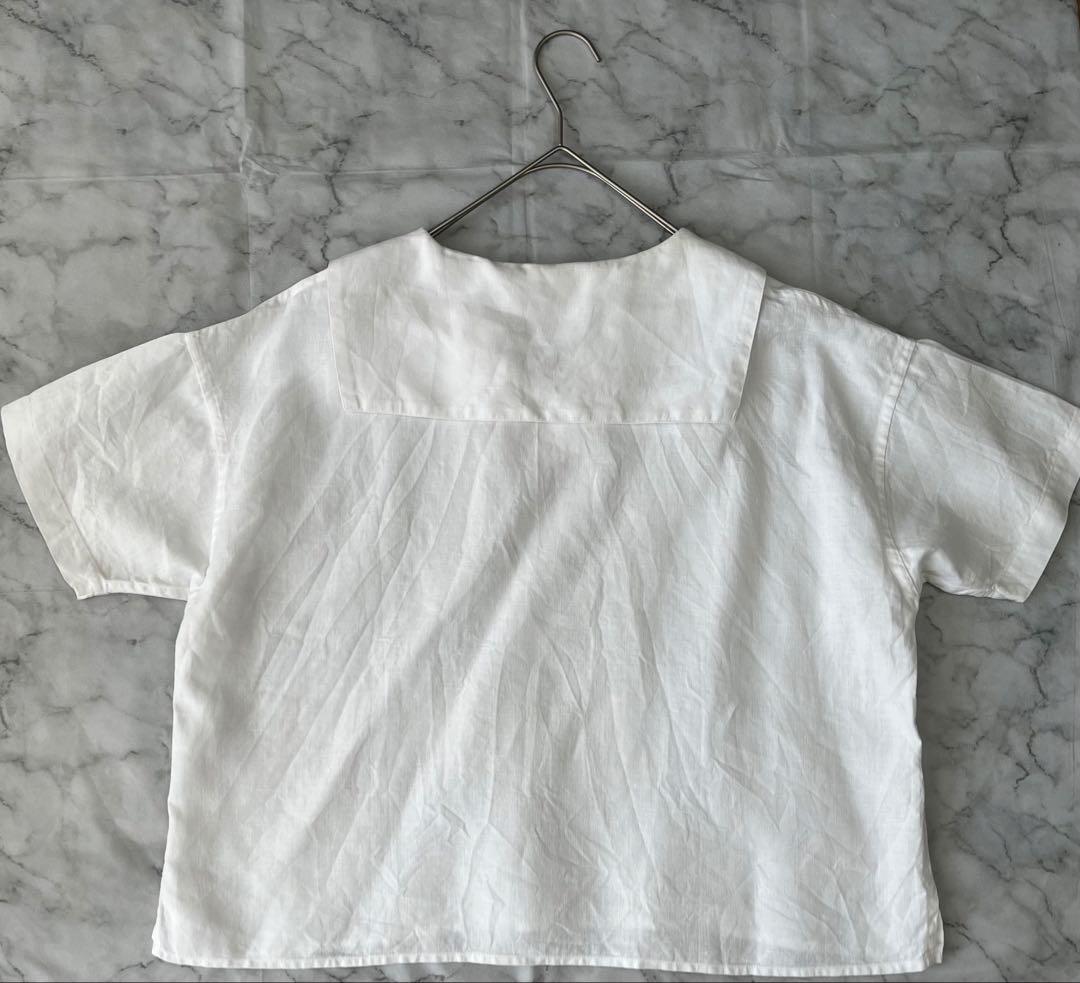 ORCIVAL オーチバル　オーシバル　リネン100% 半袖　セーラーシャツ