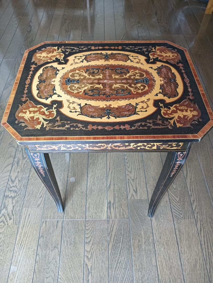 テーブル　象嵌細工　イタリア製