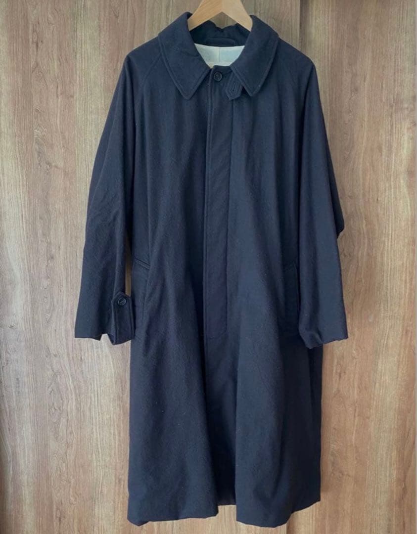 polyploid ロングコート ブラック