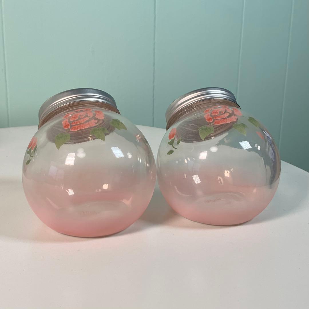 Many マニーローズ ガラス キャニスター　6個セット✨