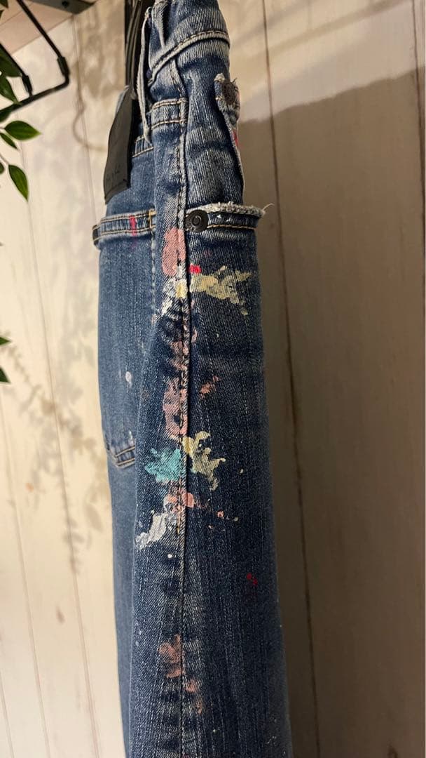 美品♪SURT ビッグジョン　ペイントデニム　スカート