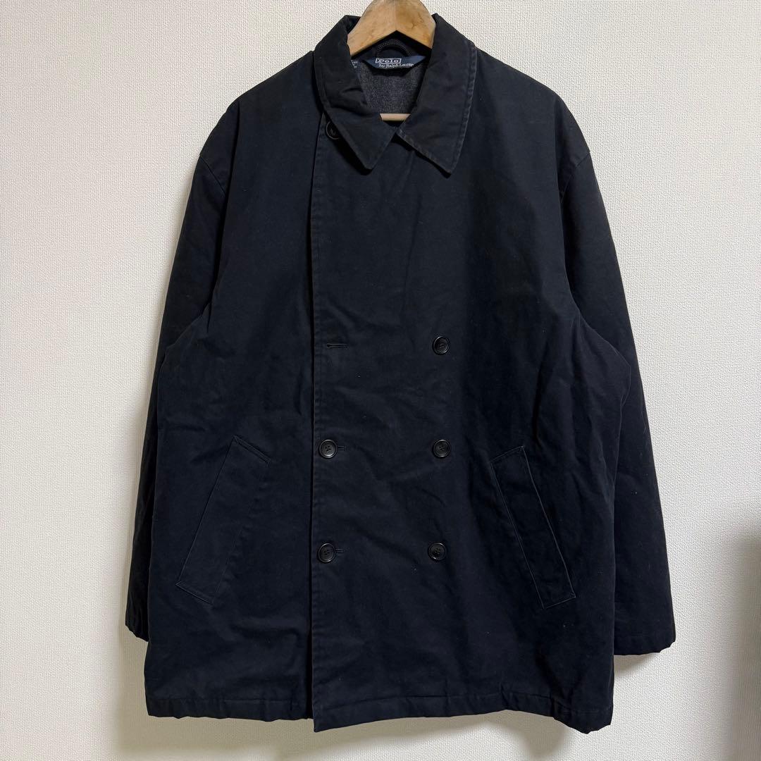 90s Polo by Ralph Lauren ステンカラーコート Pコート
