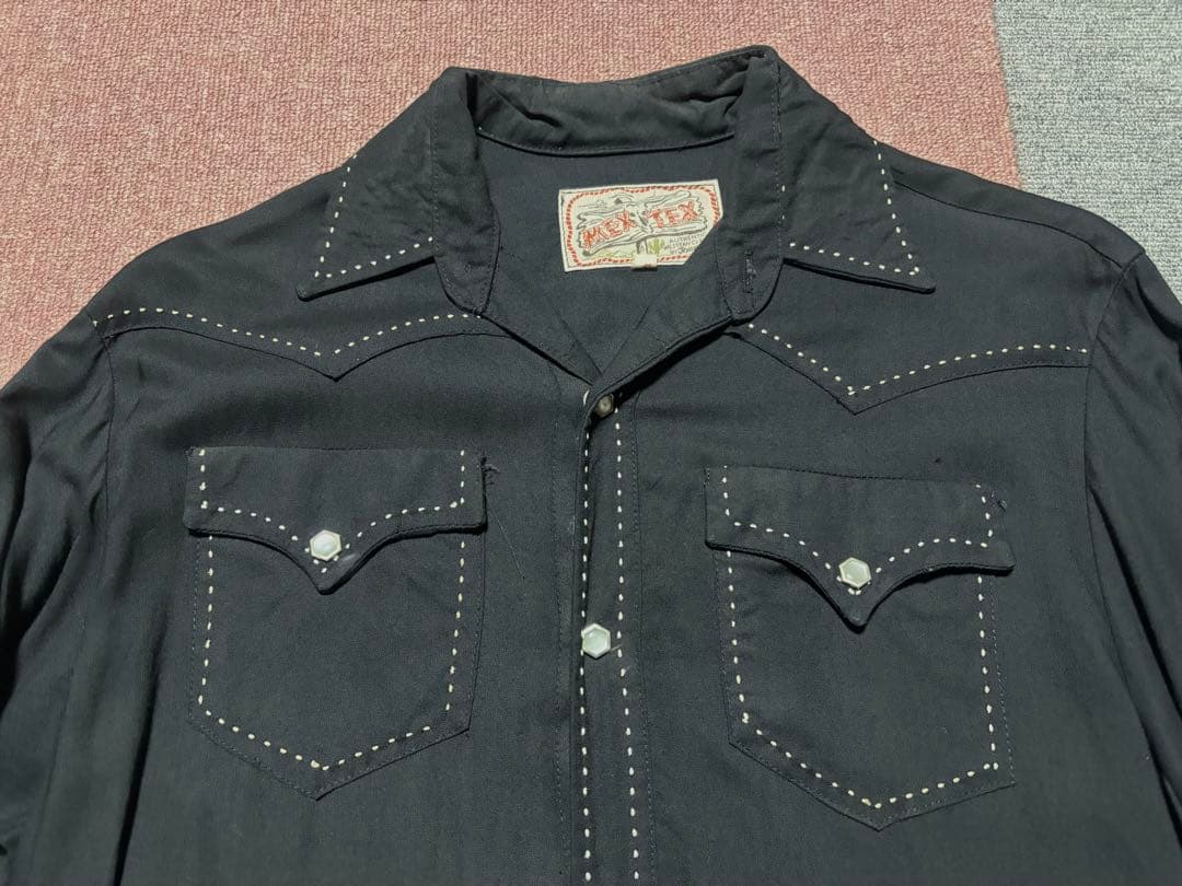 MEX TEX JOHNSONS ウエスタンシャツ LA ROCKA ロカビリー