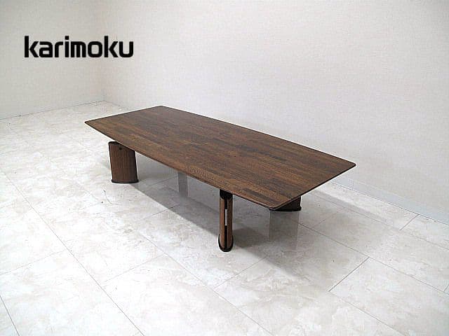 カリモク「ビベンテ」花梨無垢材センターテーブル 　リビングテーブル ローズウッド