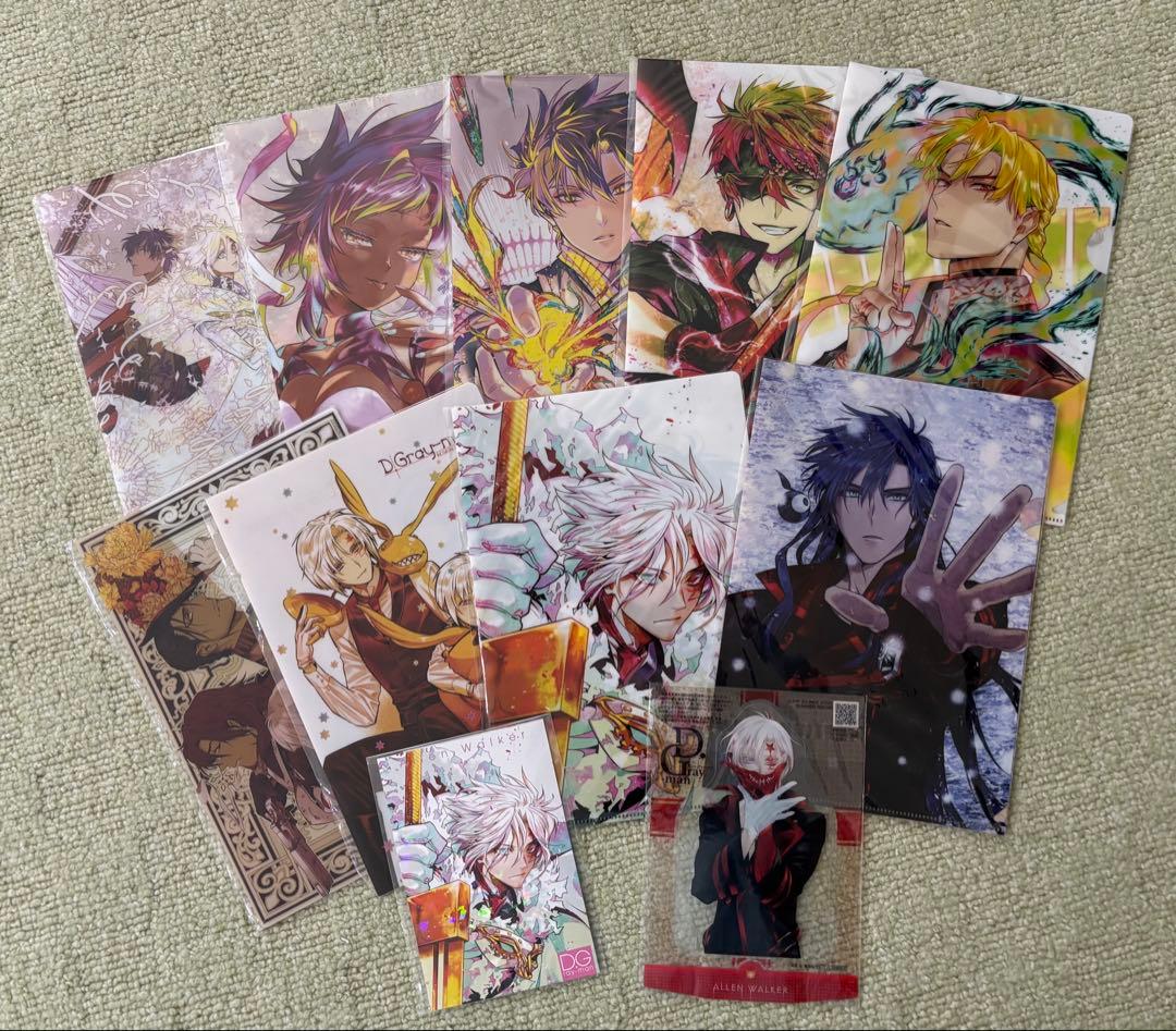 【未開封】D.Gray-man　ジャンプSQ.RISE　クリアファイル等11点