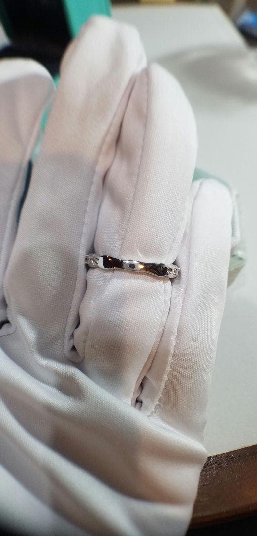 専用！4300円割引！お得エタニティ♡最高級モアサナイト　ウェーブエタニティ