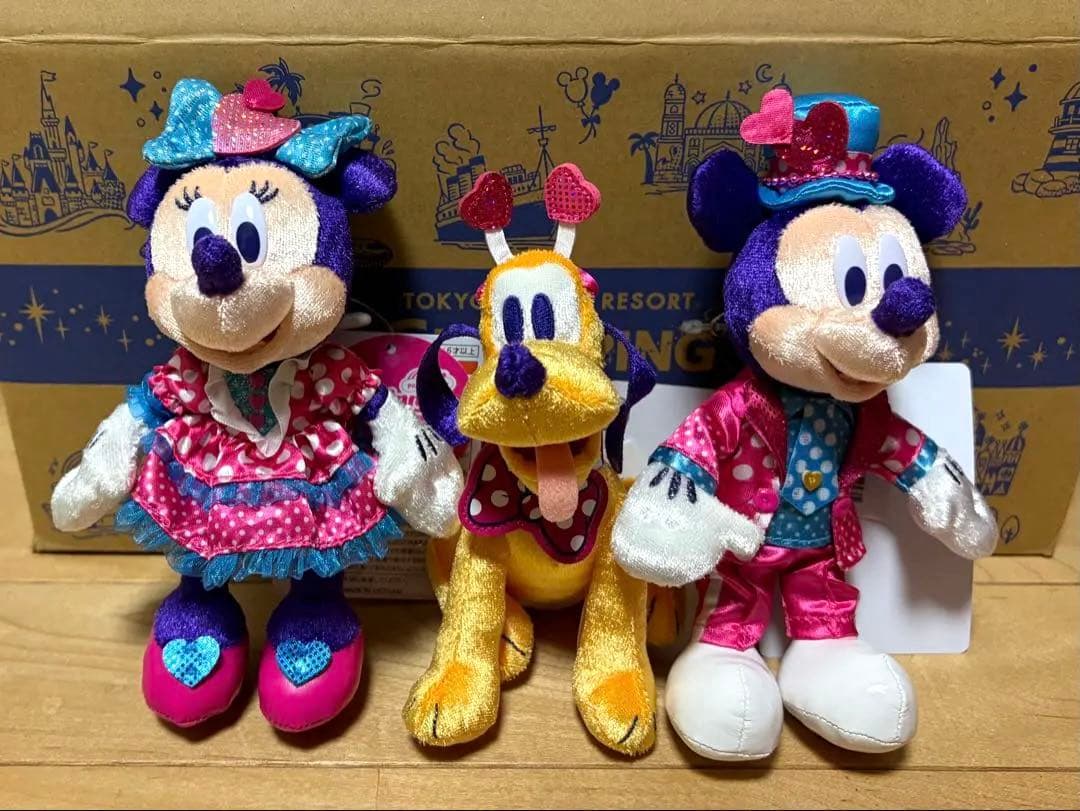 パルパルーザ ミニーのファンダーランド ぬいぐるみバッジ 3種セット