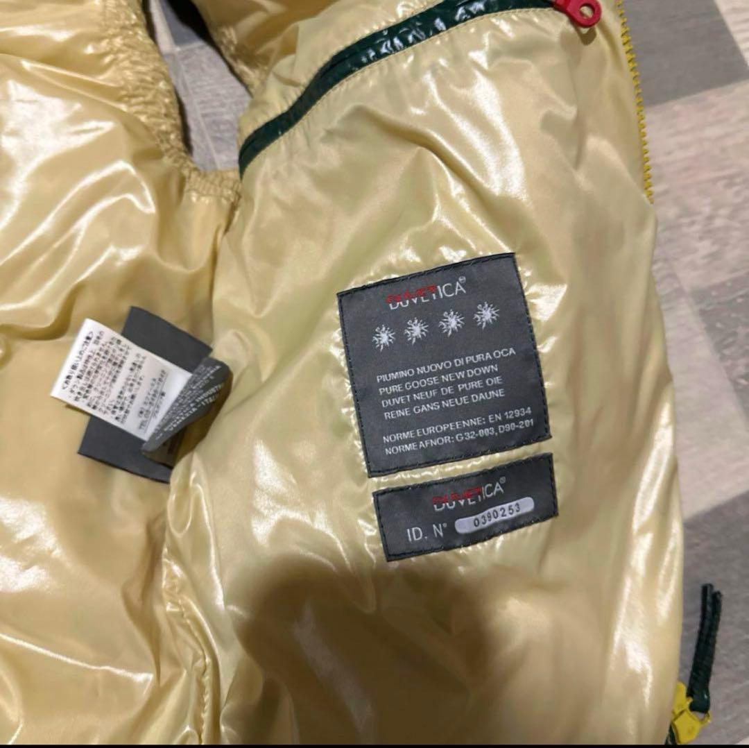 DUVETICA☆メンズ☆S☆ダウンベスト☆フード付☆44☆ダークグリーン☆美品