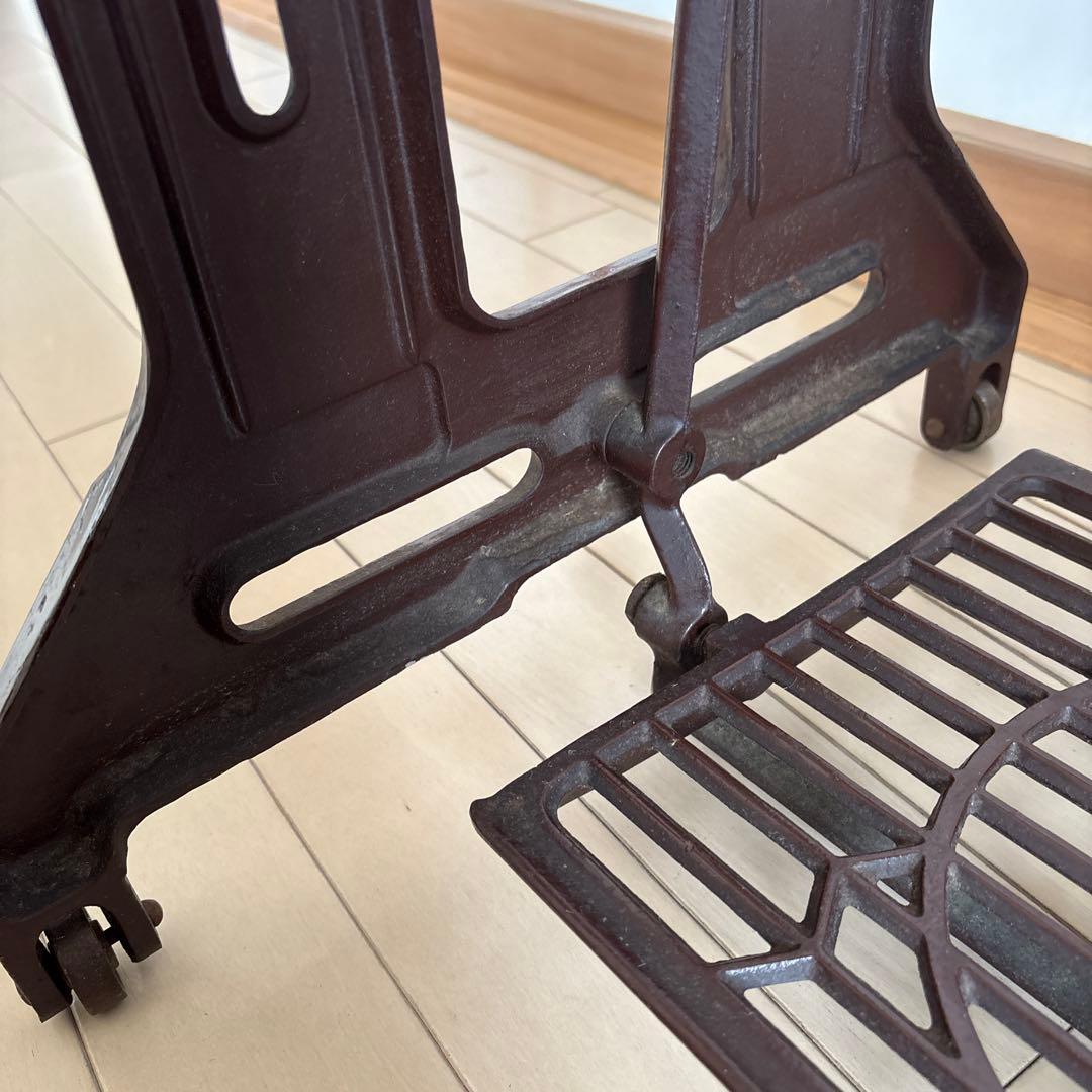 JANOME ジャノメ ミシン台　脚のみ アンティーク　ダークブラウン