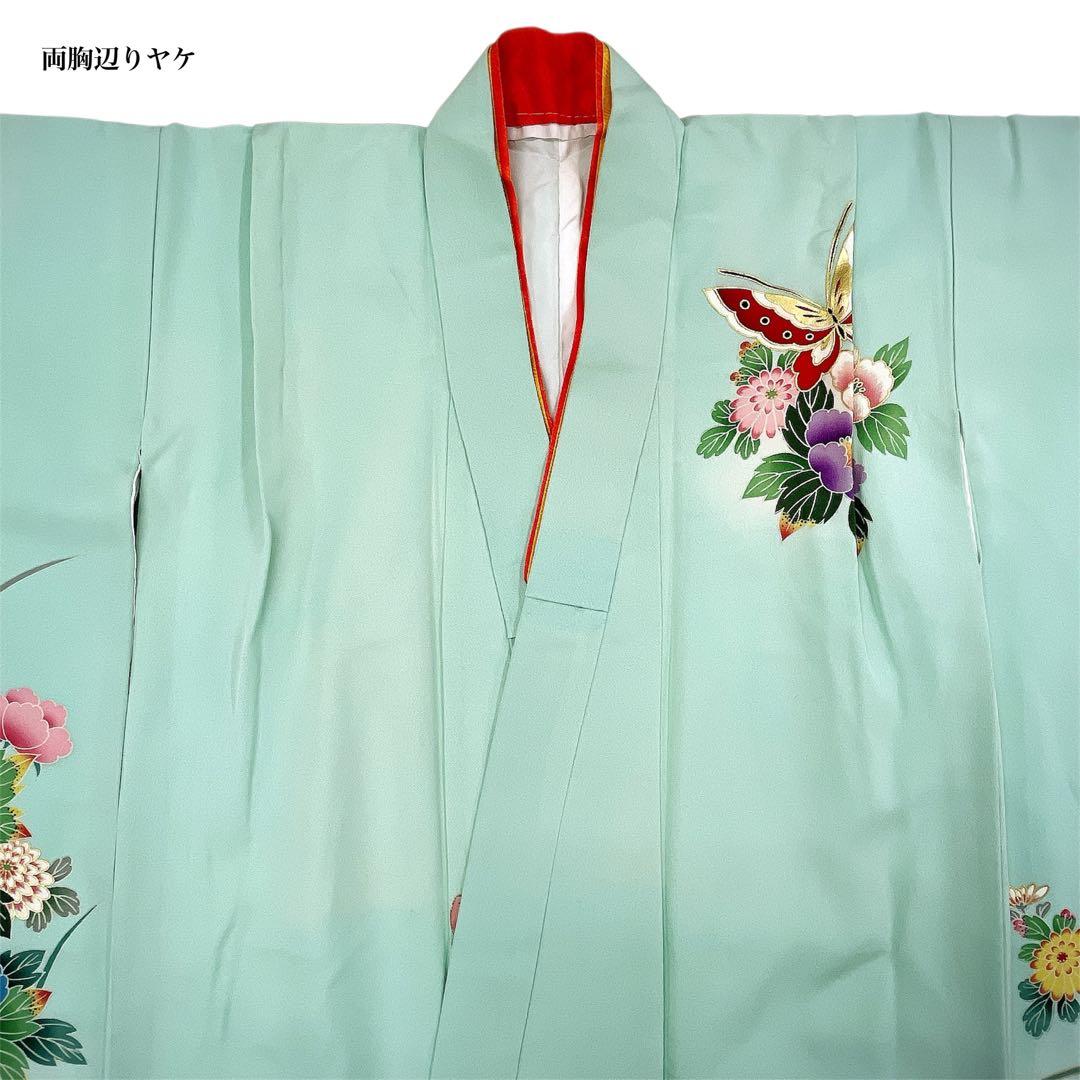 ◎mk-2164　七五三　女の子　着物　日本製　7歳　　12-12