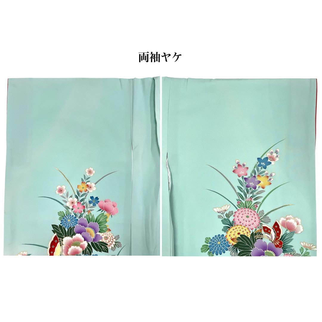 ◎mk-2164　七五三　女の子　着物　日本製　7歳　　12-12