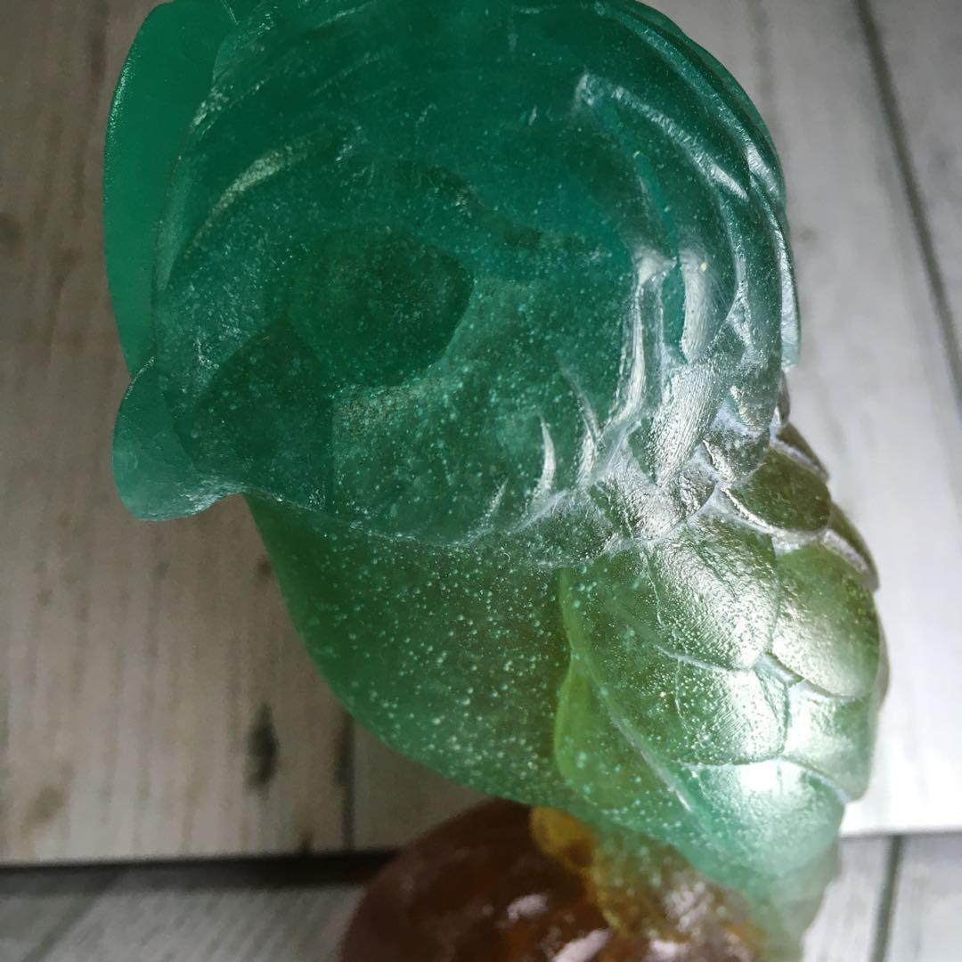 フクロウ　梟　ドーム　フランス　クリスタル　水晶　ナンシー　エミールガレ　バカラ