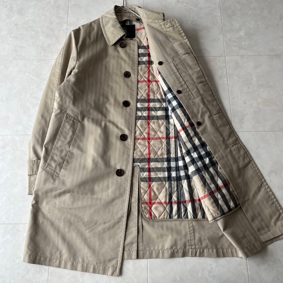 美品✨バーバリー トレンチコート ベージュ M ギガチェック ライナー付き