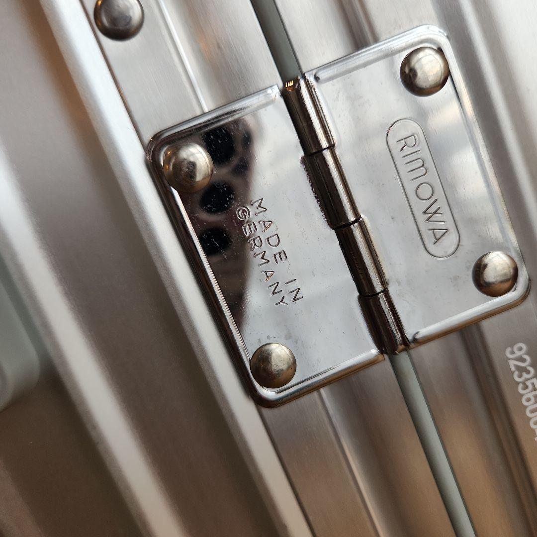 RIMOWA　トパーズ4輪　　45L　シルバー　アルミ　56×45×25　正規品