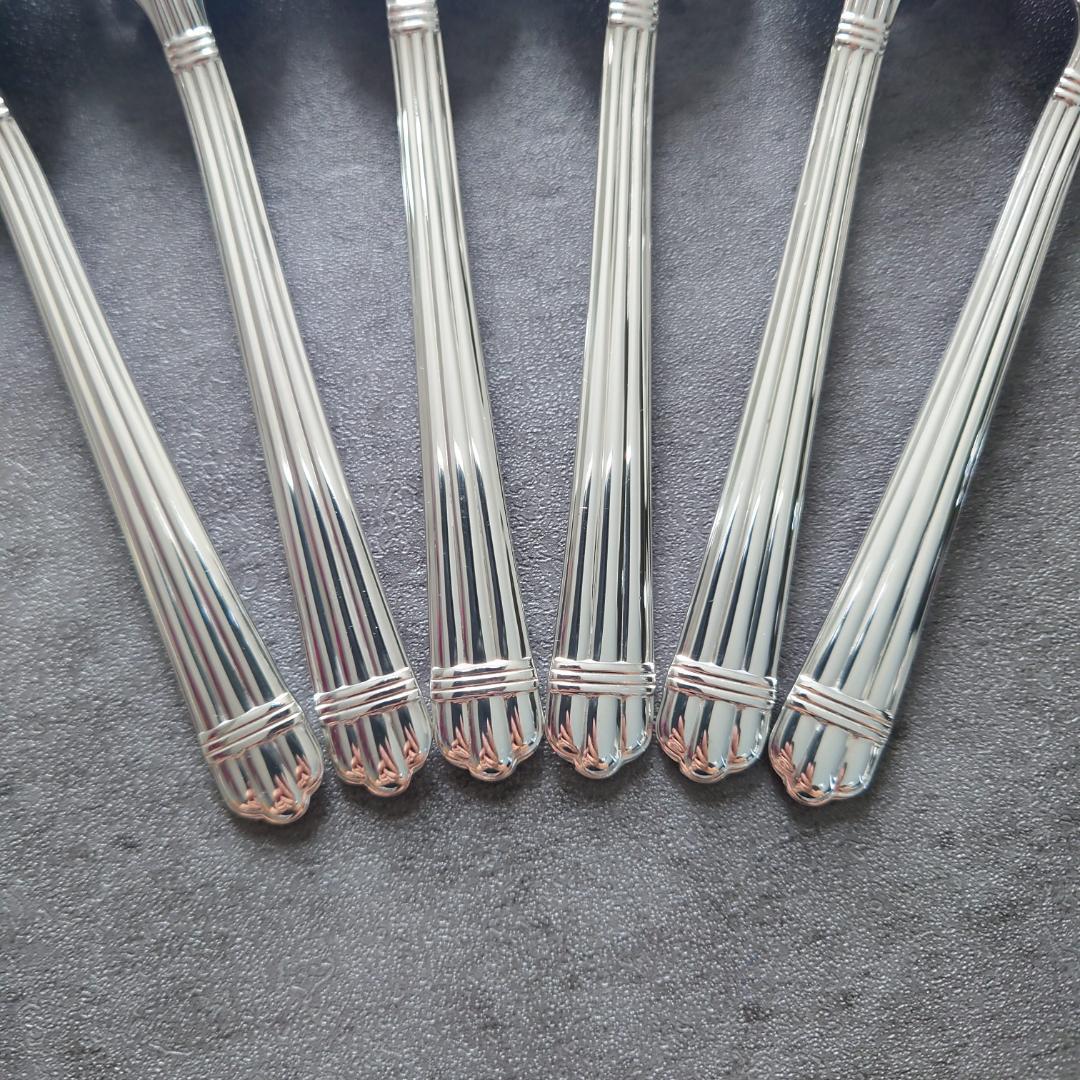 美品 クリストフル アリア コーヒースプーン 6点