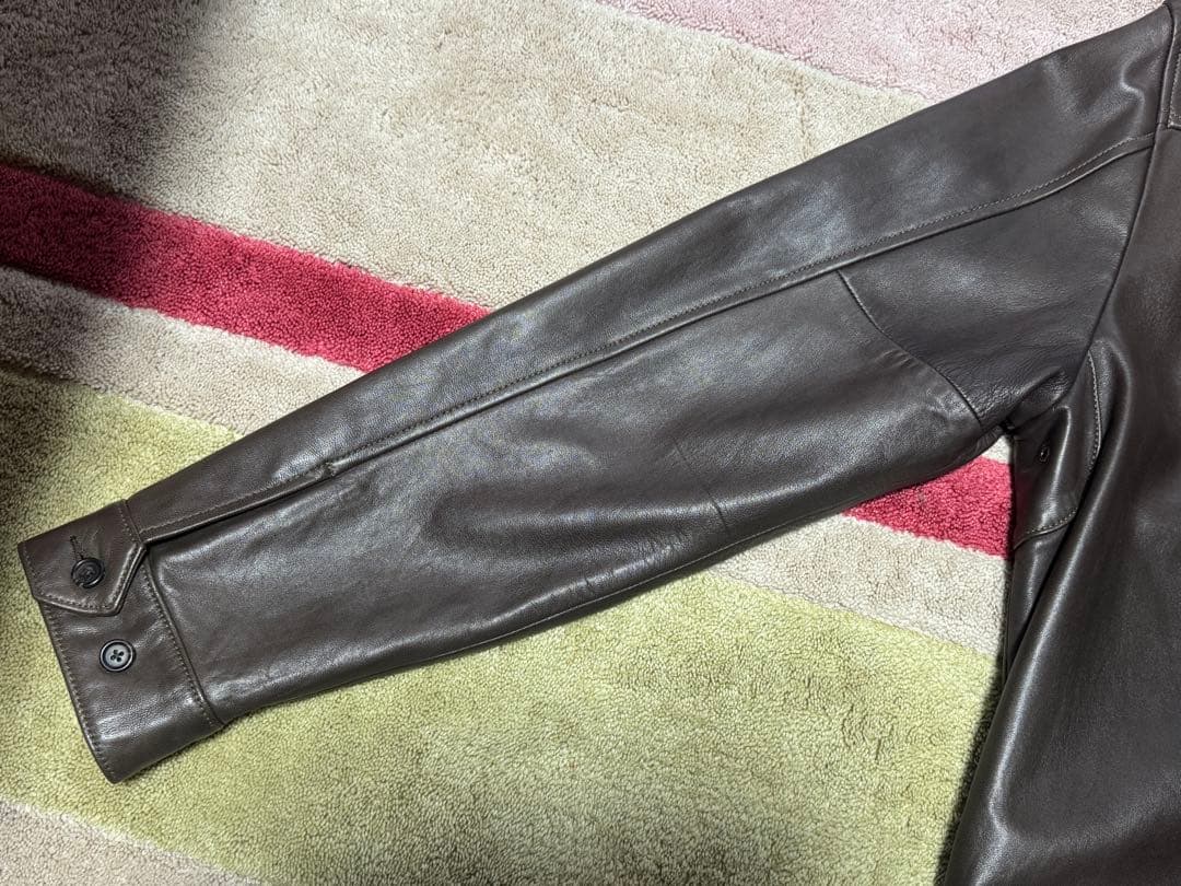 ラルフローレン　レザージャケット　こげ茶　Lサイズ ブラウン