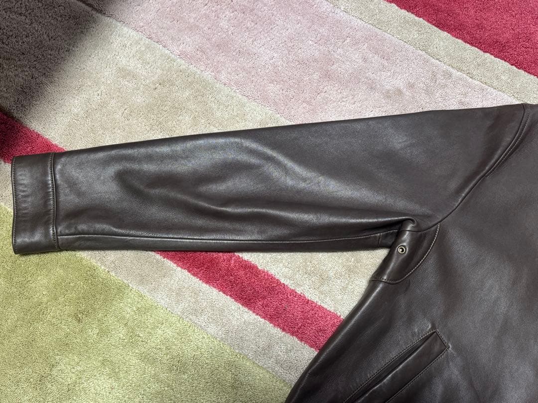 ラルフローレン　レザージャケット　こげ茶　Lサイズ ブラウン