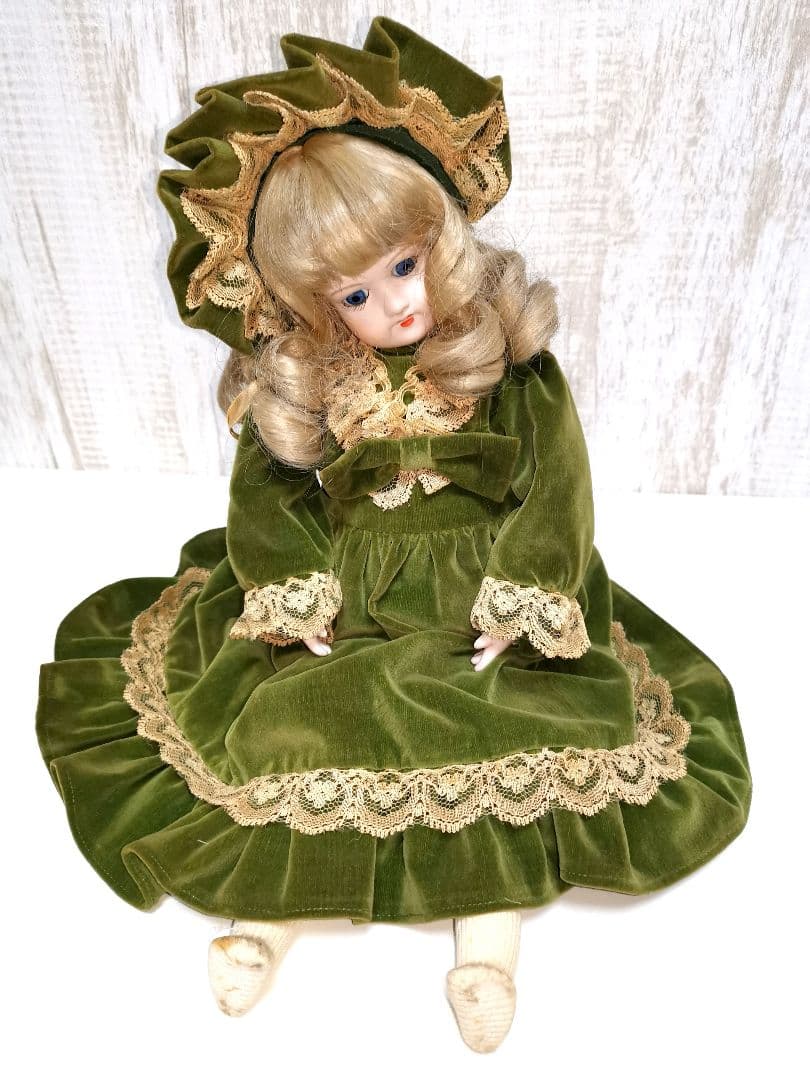 ビスクドール アーモンドマルセル ドイツ アンティーク ブルーアイ 7号