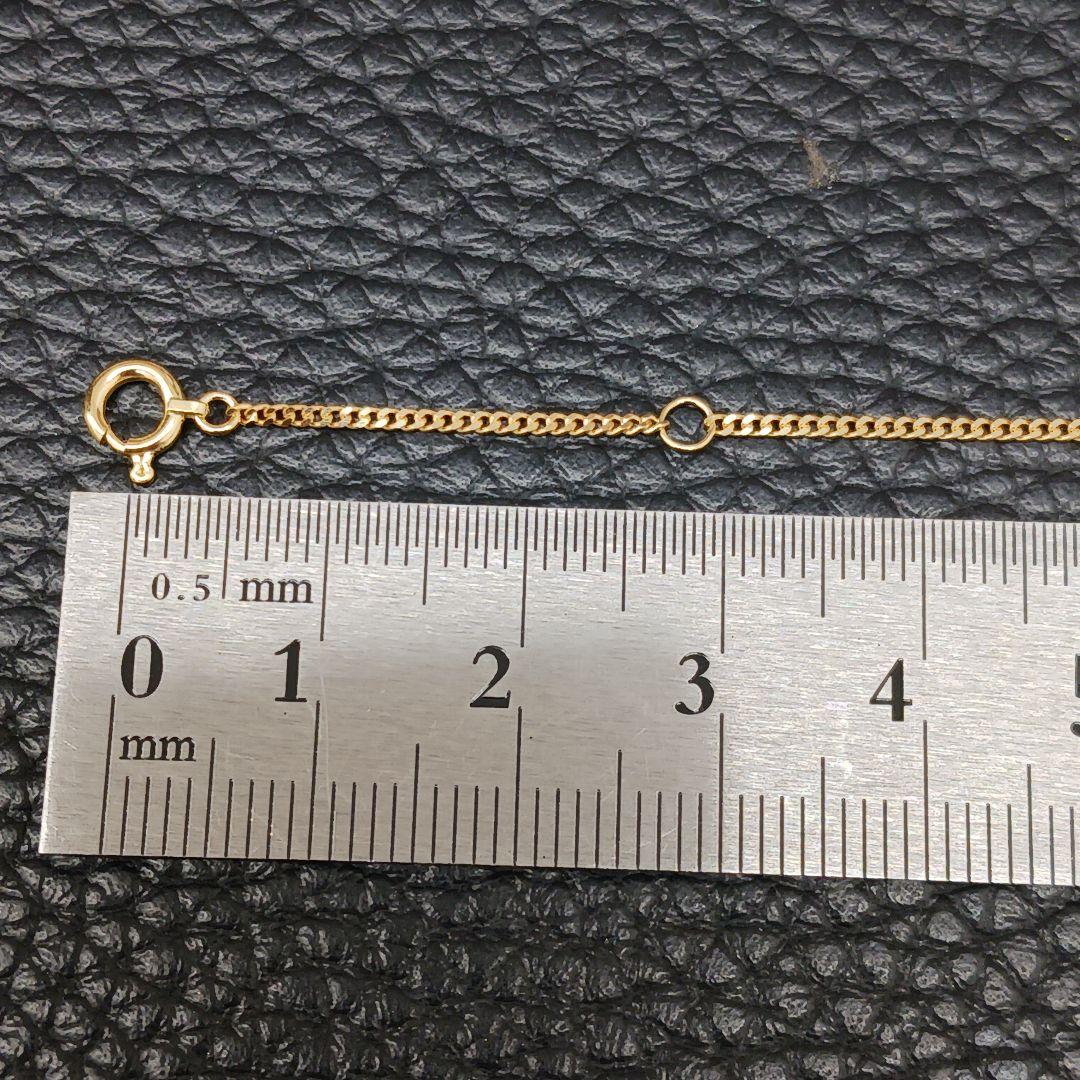 (C011318) K18 YG ネックレス 喜平2面シングル ホールマーク