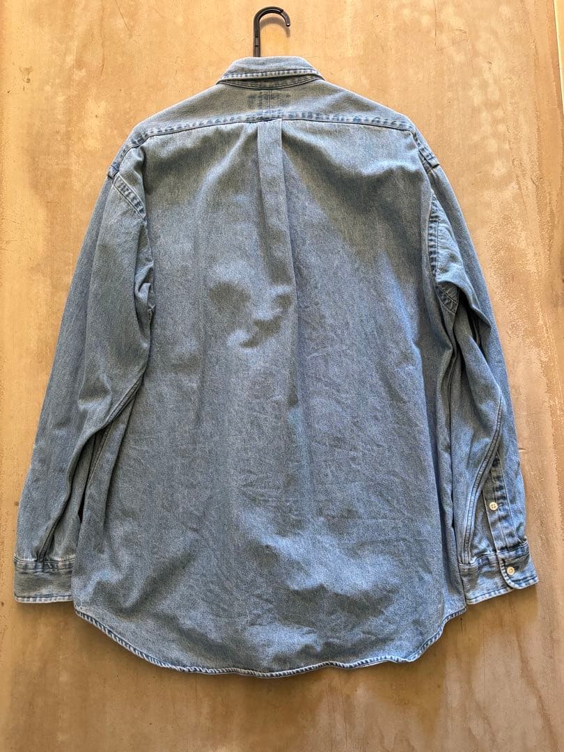 ラルフローレン THE BIG B.D Shirt デニムシャツ　M 青ポニー