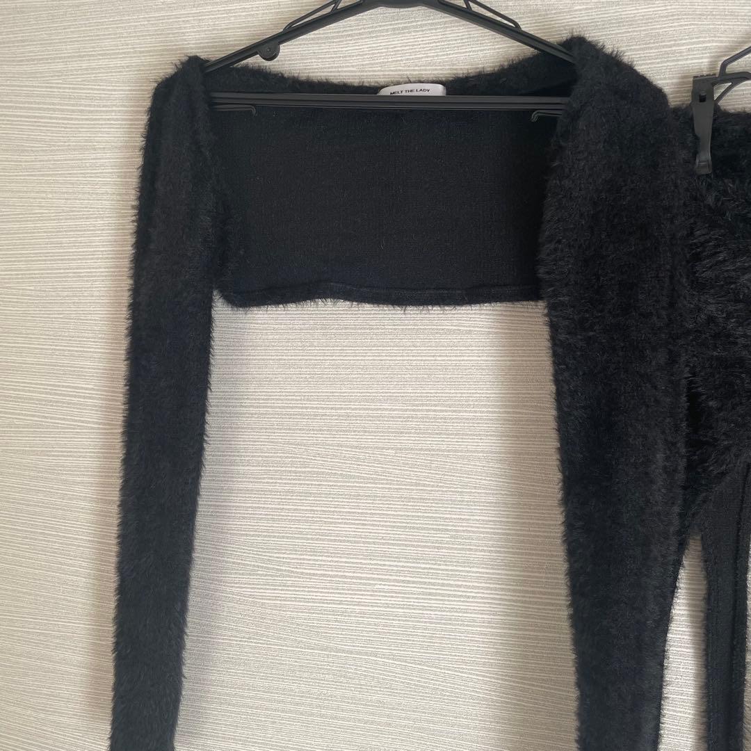 【極美品】melt the lady contrast garter tops