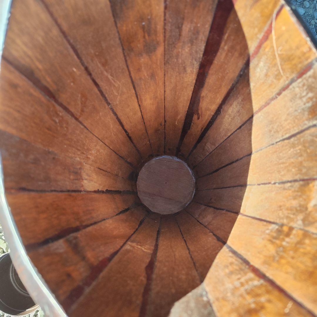 イタリア製 傘立て アンブレラスタンド 天然木 無垢材 インテリア 家具