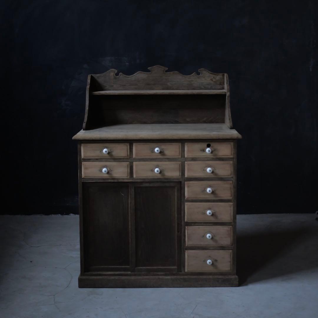 机　カウンターテーブル　台　店舗什器　古家具　古道具　アンティーク　昭和レトロ