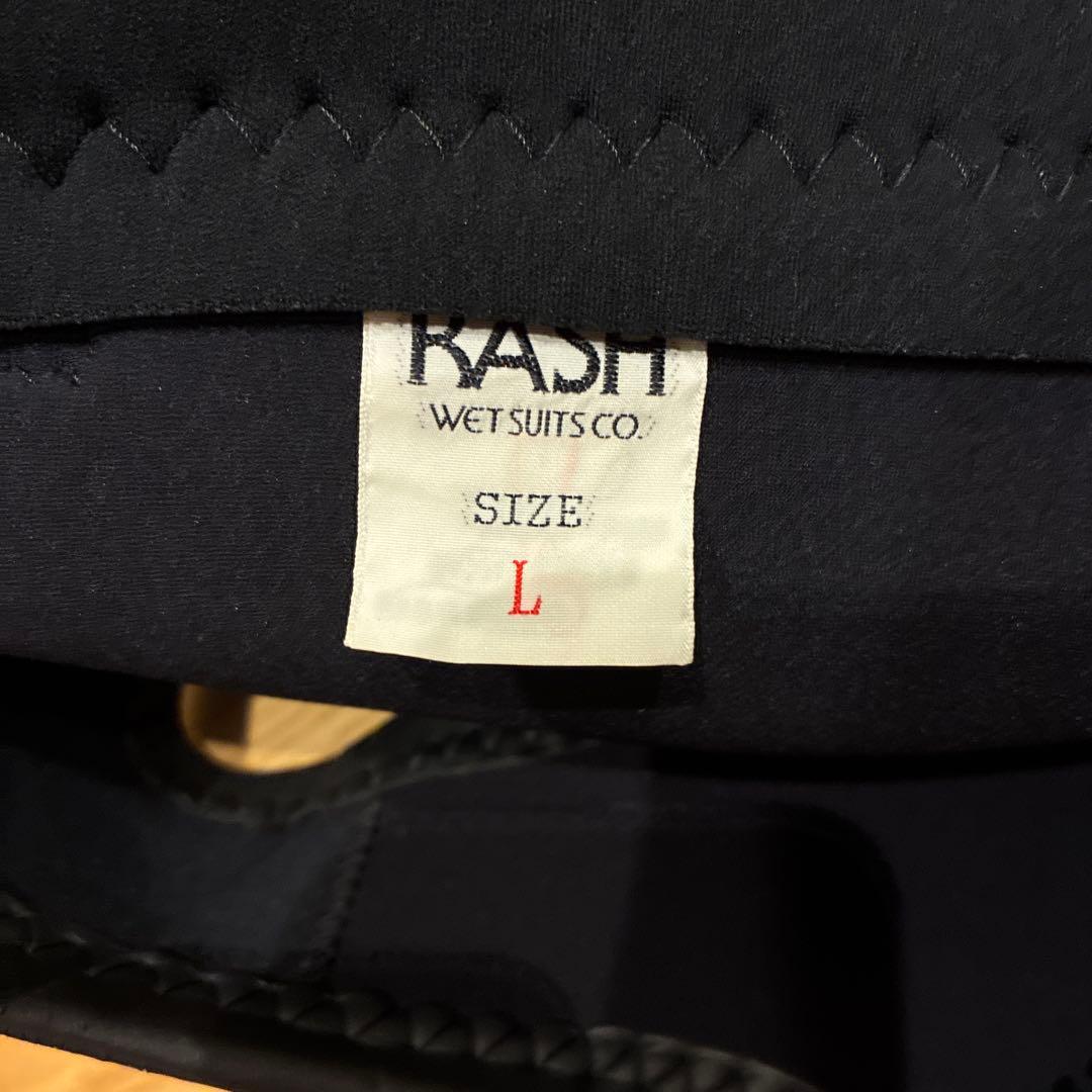 RASH ウエットスーツ　ロングジョン　Lサイズ