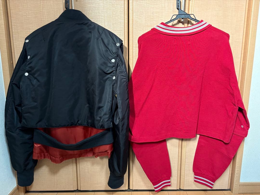 【grancy】Volume LayeredDesign MA-1 ポロシャツ