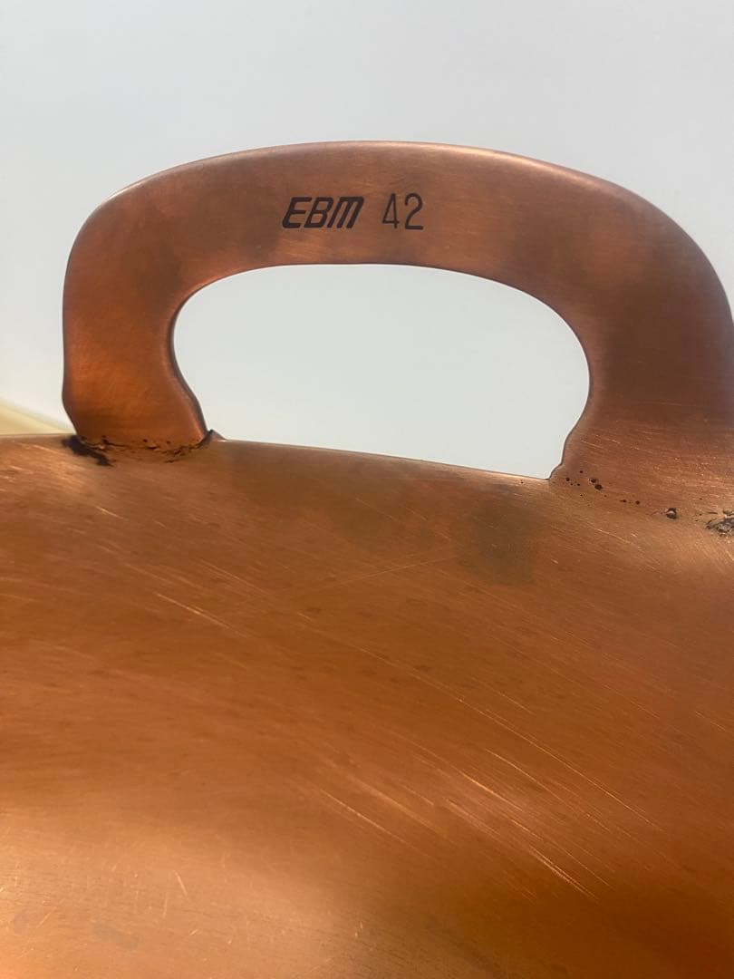 純銅製 業務用 大型 銅鍋 天ぷら鍋 42cm