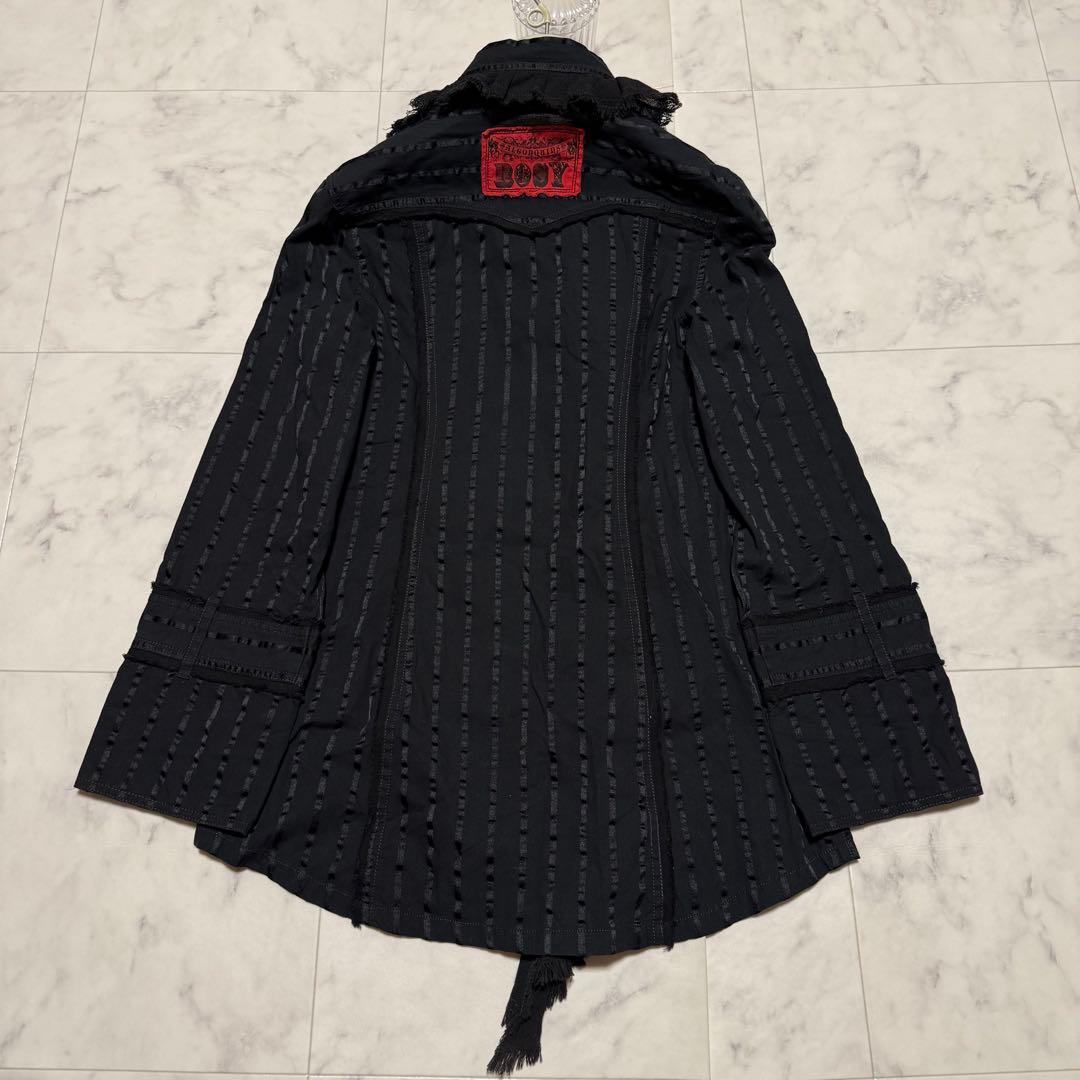 希少✨アルゴンキン 00s シャツジャケット ワンピース ゴスロリ フリンジ F