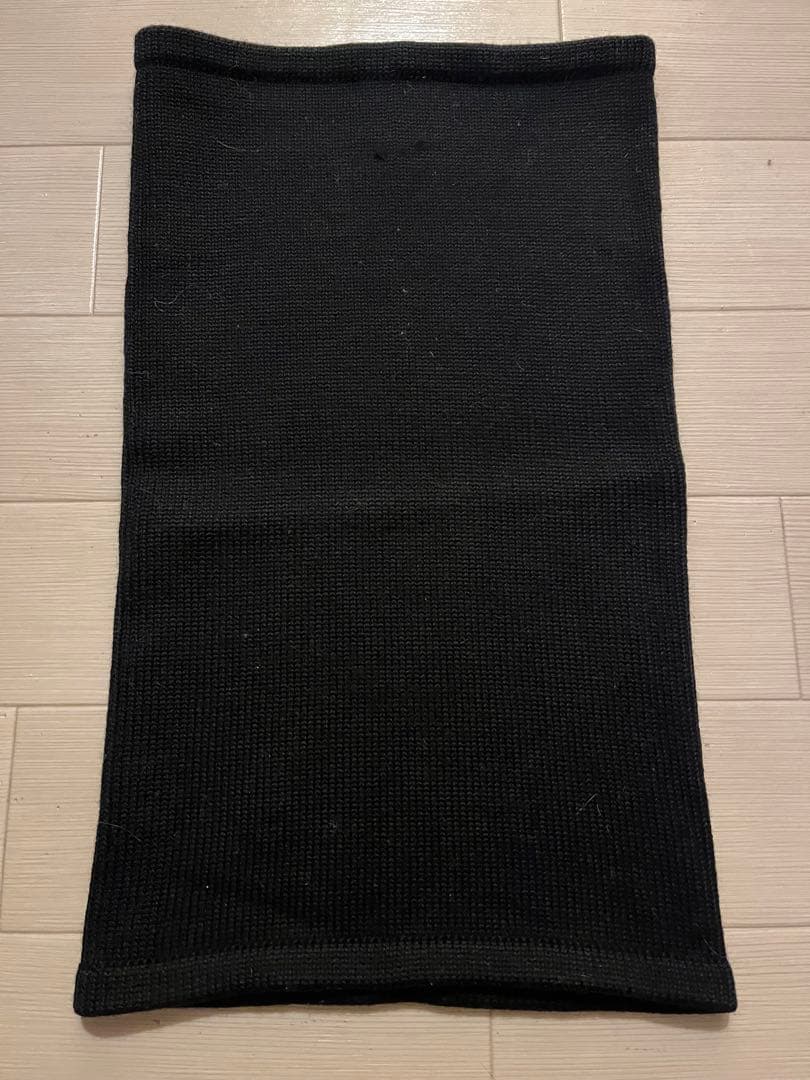 ディオールオム ネックウォーマー ウール 黒 Dior マフラー