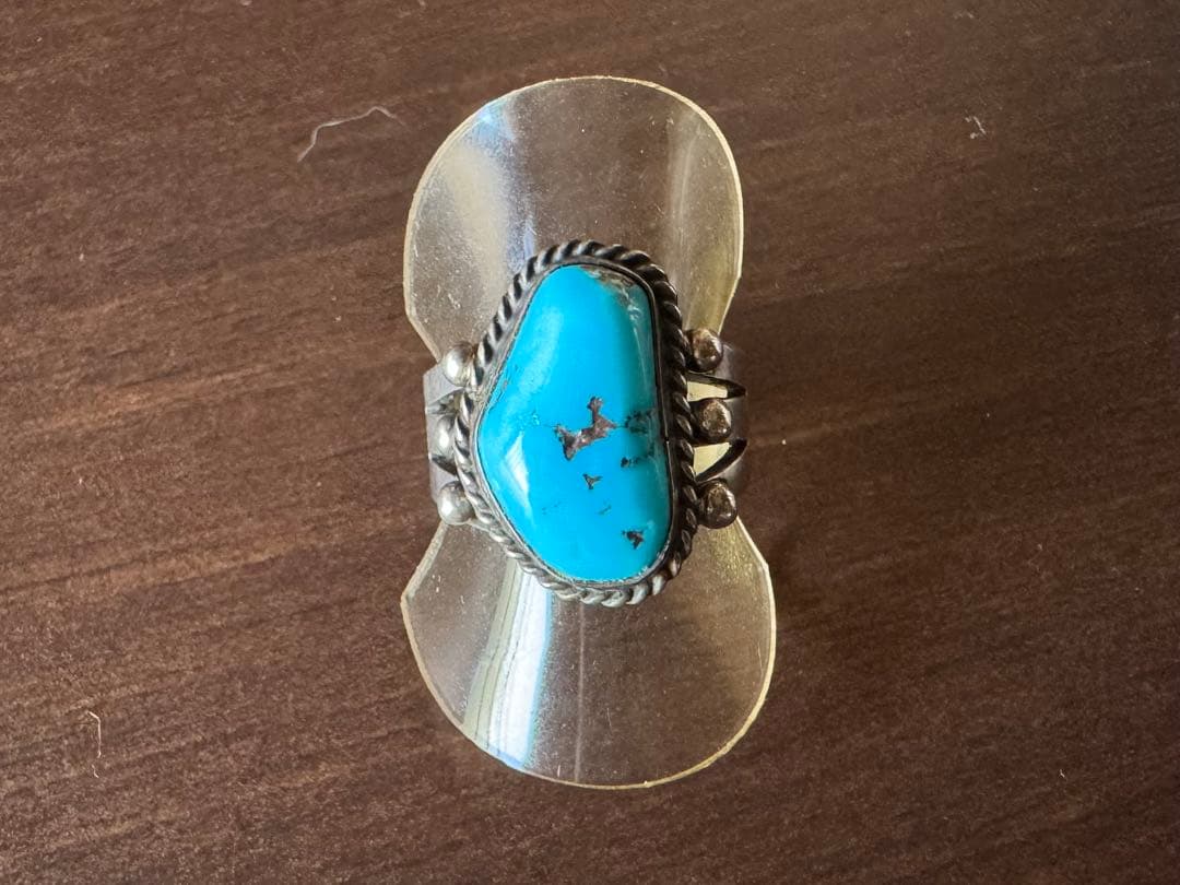 ナバホ Donovan Cadman イサカピーク ターコイズ リング