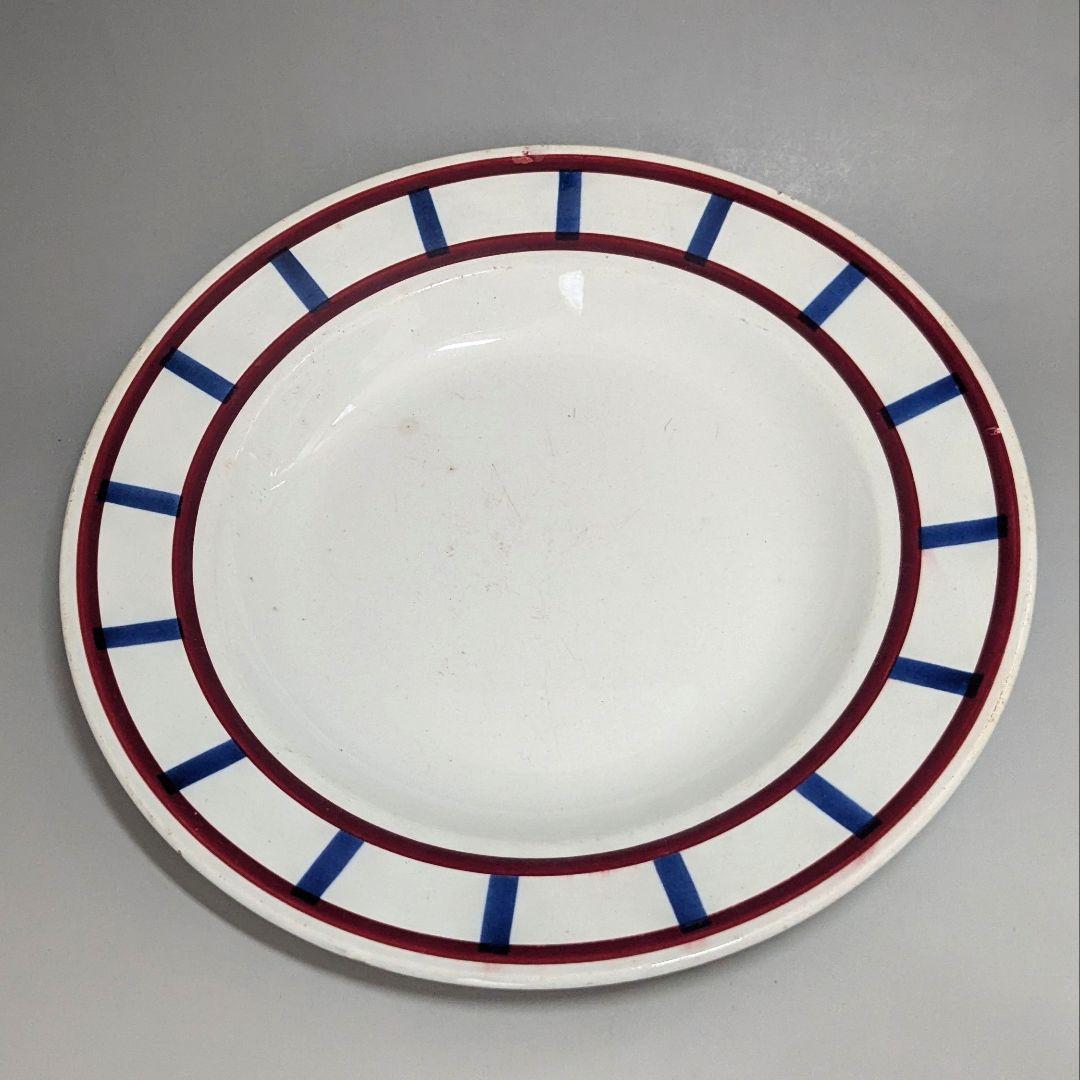 クレイユモントロー“Bearn”　バスク柄のプレート　平皿23.7cm（3）