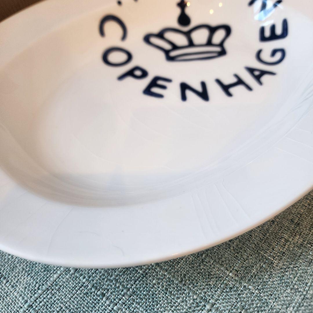 ロイヤルコペンハーゲン 　オーバルプレート　楕円深皿ペア