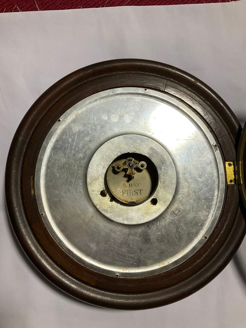 アンティーク　ゼンマイ掛時計　稼動品