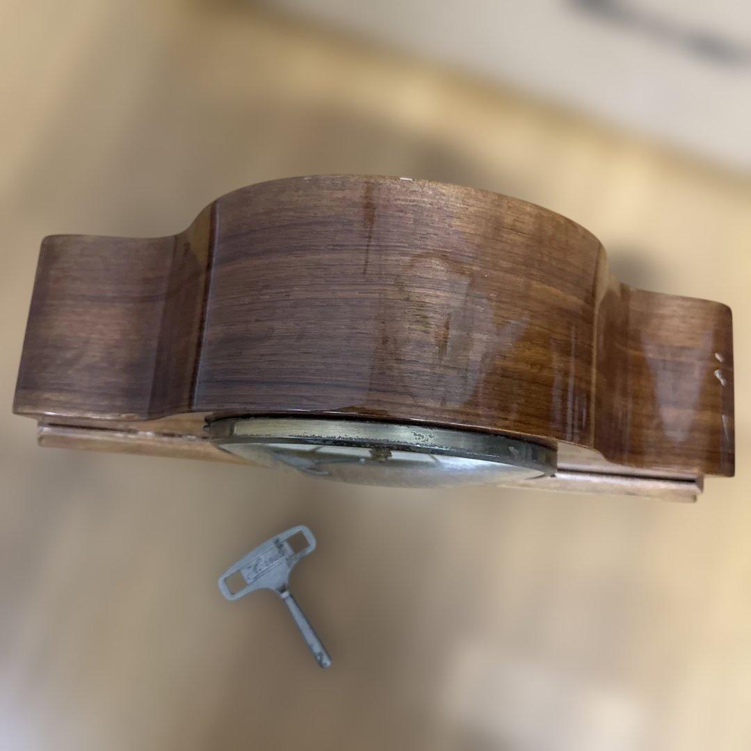 GERMANY Hermle ヘルムレ ゼンマイ式置時計 アンティ－ク