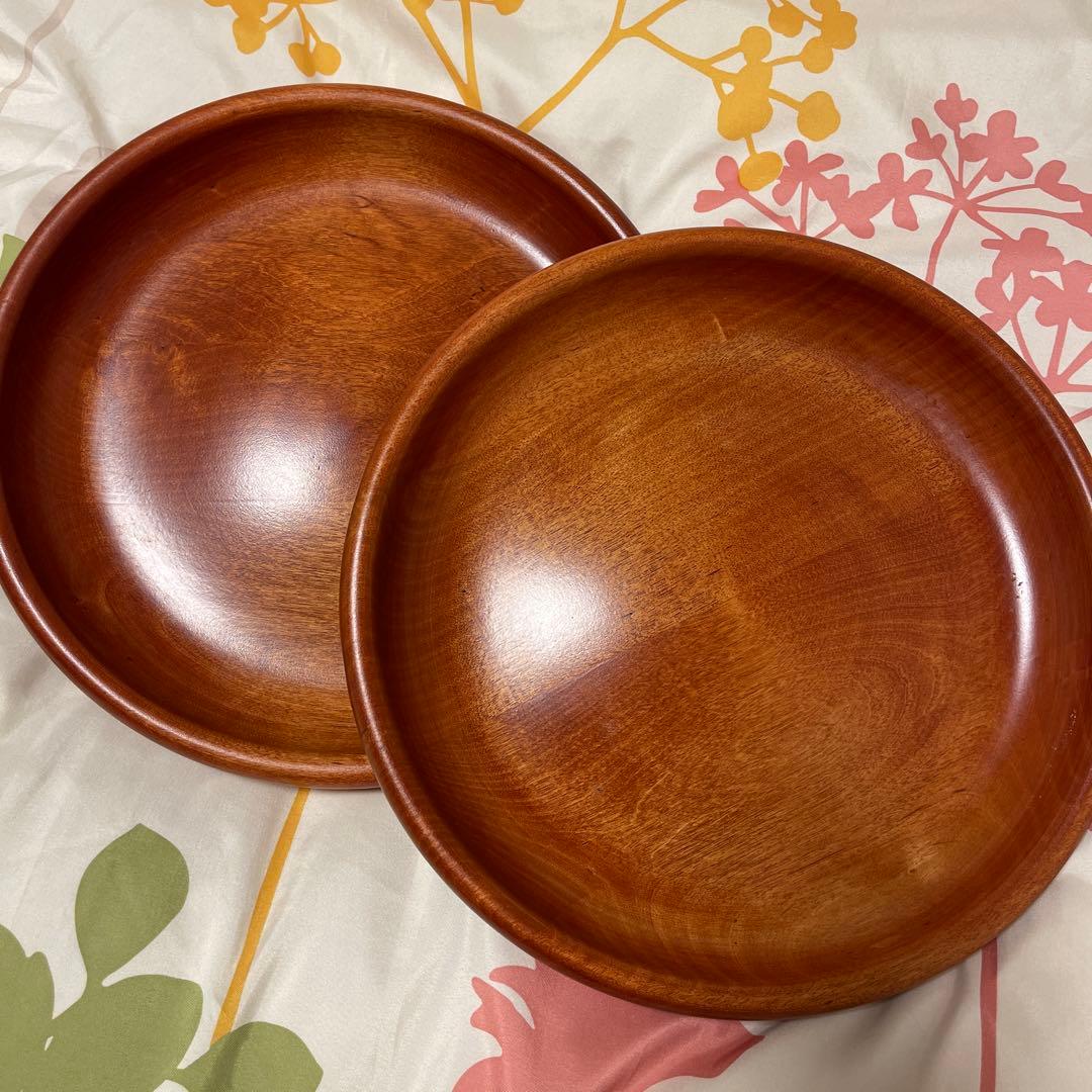 びっくりドンキー　ディッシュ皿 直径約27cm 木皿　2枚セット　未使用