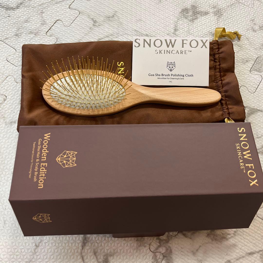 プレミアム FOX カッサ ウッド ヘアブラシ