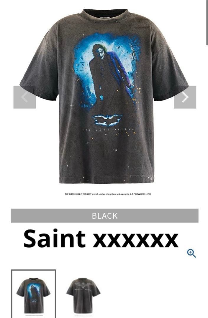 トップス Saintxxxxxx DarkNight s/s tee 2xl.